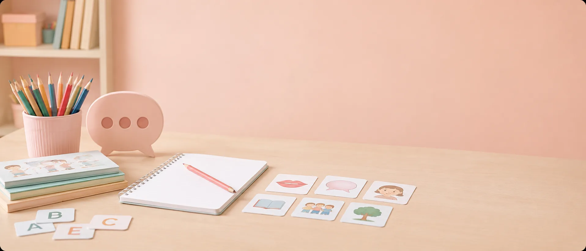 Kind und Lehrkraft im Gespräch zur Sprachförderung